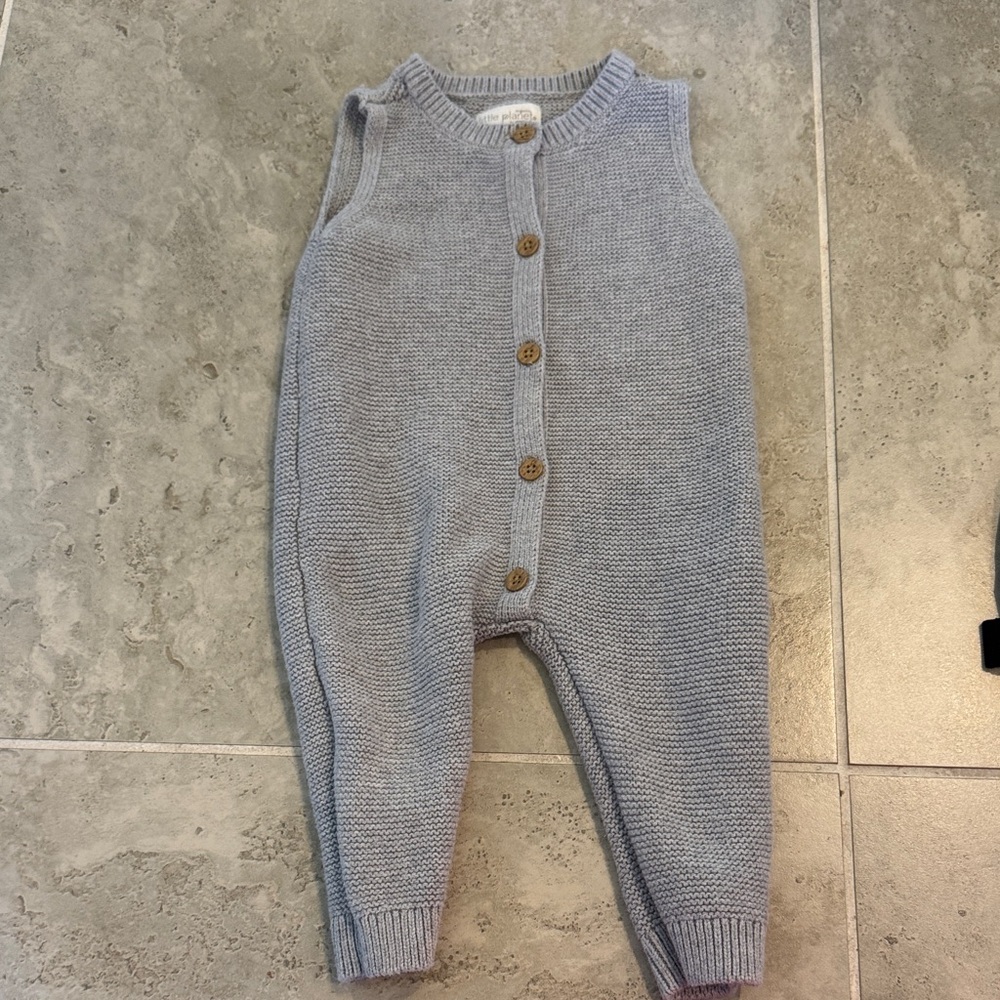 Little Planet Knit Baby Romper